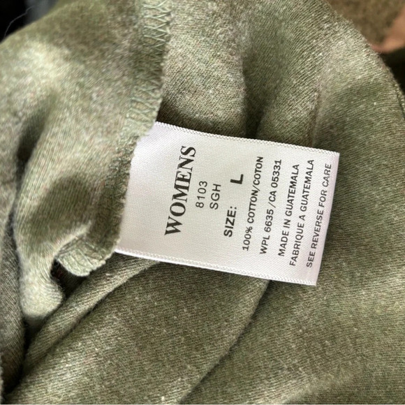 Woolrich Women’s Green Turtleneck Tunic Pullover Shirt- Size Large - Picture 4 of 4